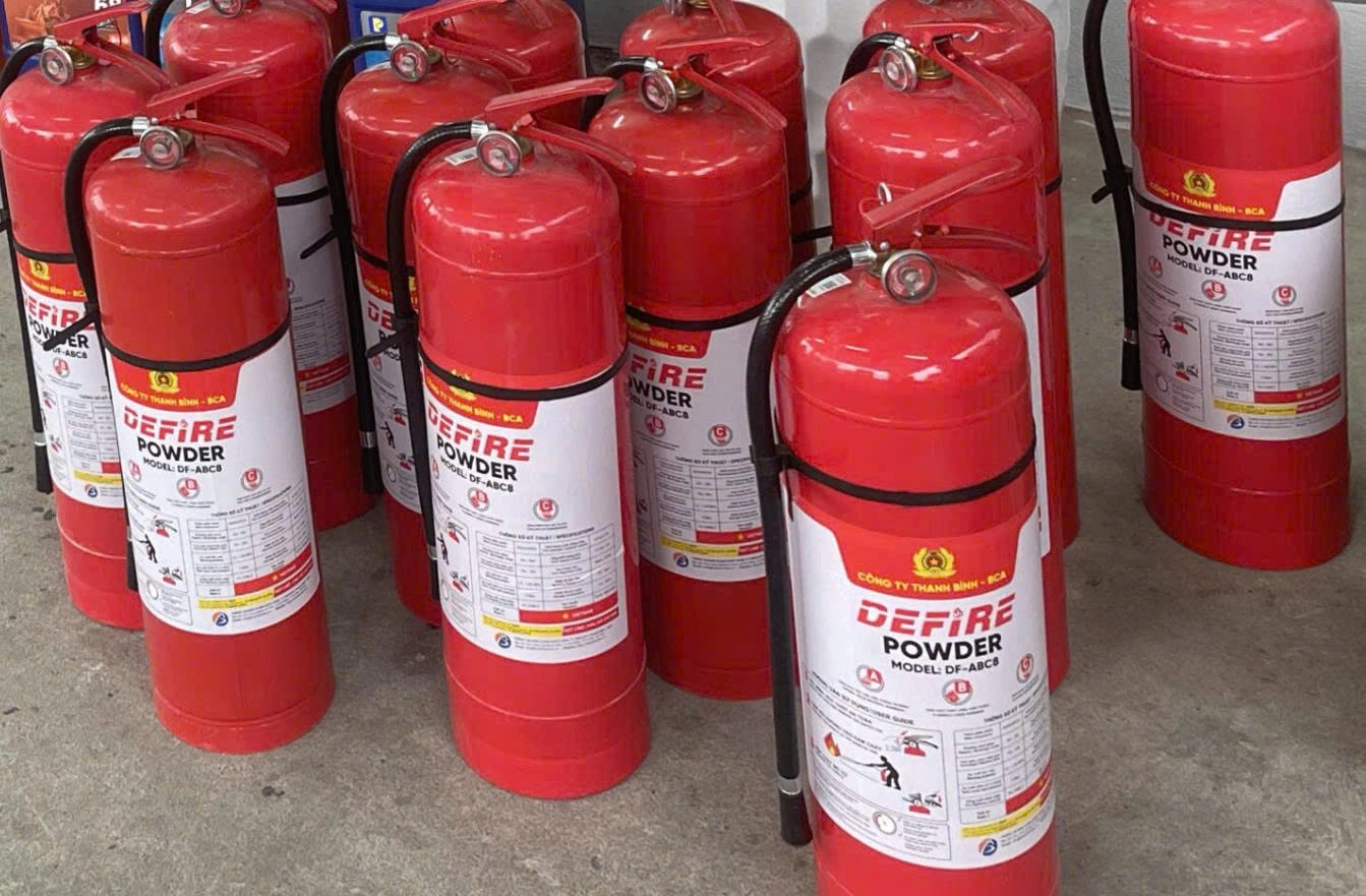 Bình chữa cháy DEFIRE- Bộ Công An